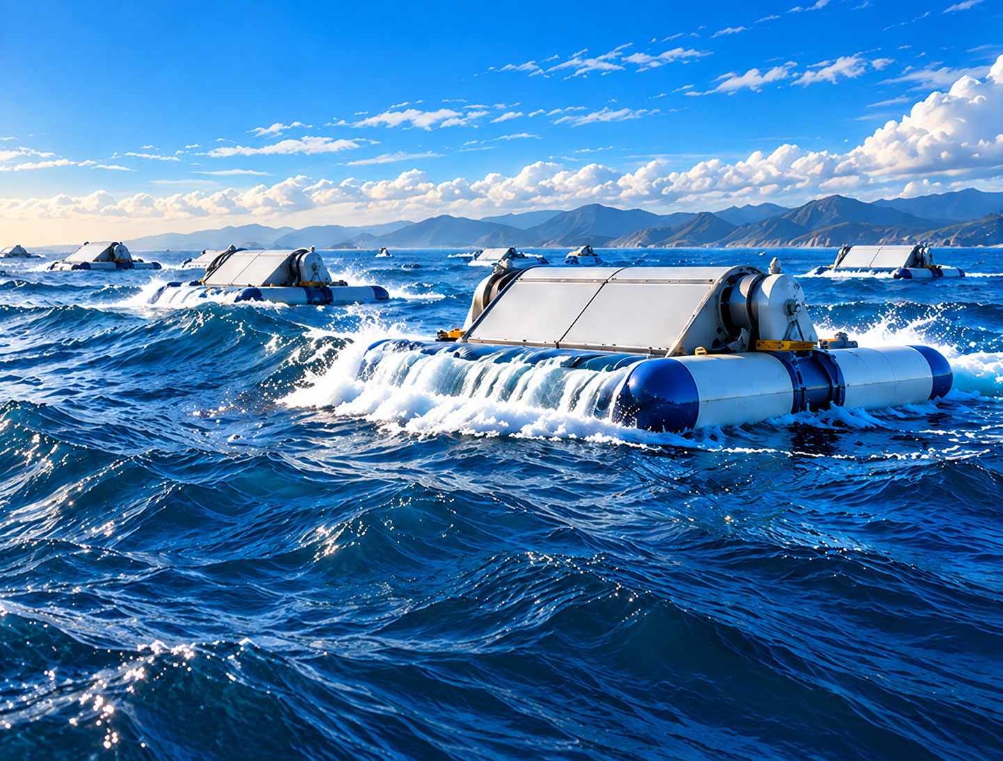 Wave-energy converters operating offshore